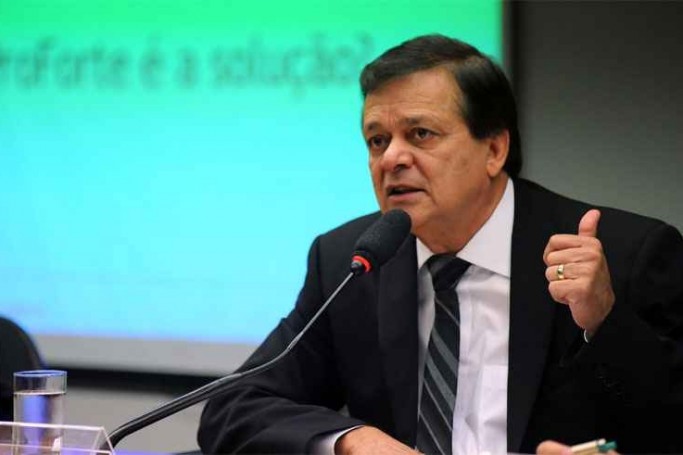 O relator do processo de impeachment da presidente Dilma Rousseff na comiss&atilde;o especial da C&acirc;mara, Jovair Arantes (PTB-GO)
