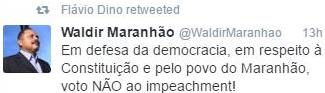 TWITTER DE WALDIR MARANH&Atilde;O