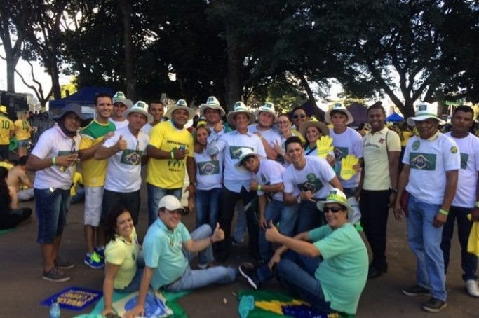 O grupo do Sindicato dos Produtores de Balsas do interior do Maranhão