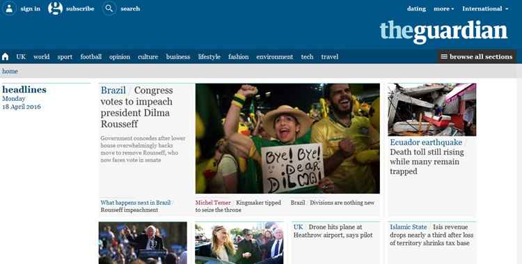 Imprensa internacional destaca abertura de impeachment de Dilma Rousseff  