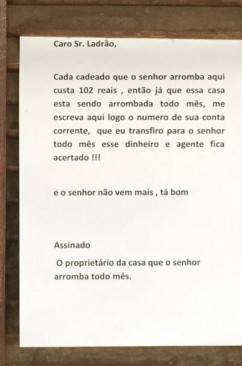 acordo ladrão