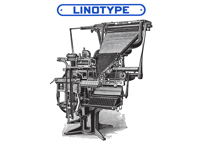 M&aacute;quina de linotipo 
