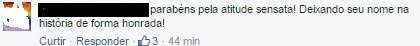 Coment&aacute;rios no Facebook de Waldir Maranh&atilde;o
