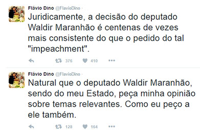 Twitter Fl&aacute;vio Dino