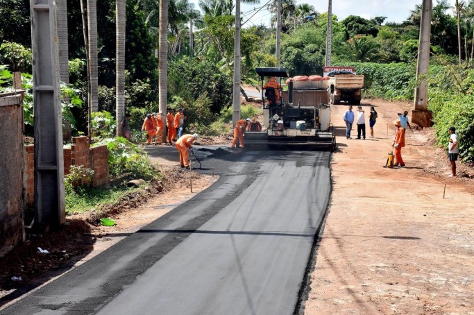 Pavimentação da avenida Pai Inacio