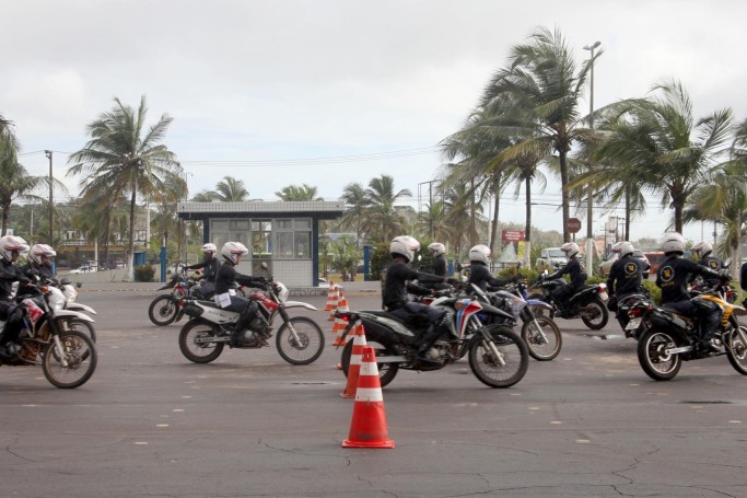 Policiais militares foram capacitados para reforçar as ações de policiamento ostensivo e combate ao crime com o uso de motos