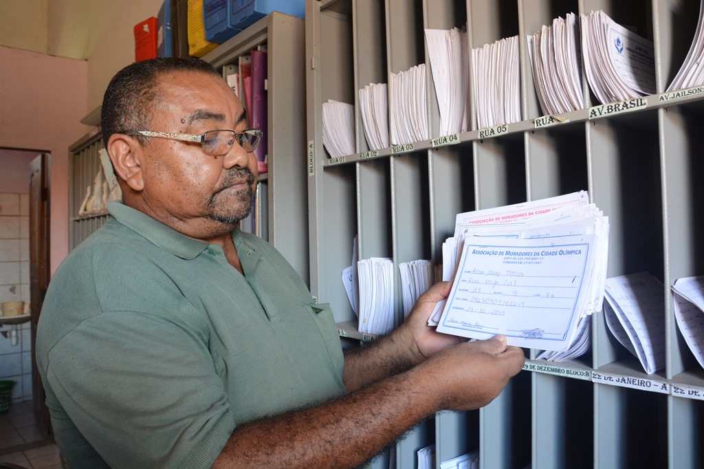 Irmão Cutrim, coordenador de Logística e Transporte da Associação de Moradores do bairro da Cidade Olímpica