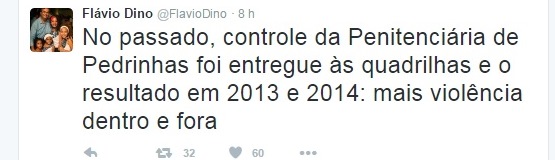 Flávio Dino fala do controle de pedrinhas