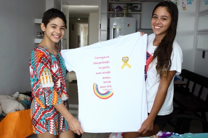 As irm&atilde;s La&iacute;s e Luiza