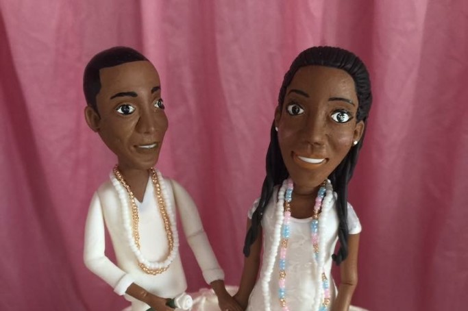 Bolo de casamento - Raydenisson e Soraia S&aacute;