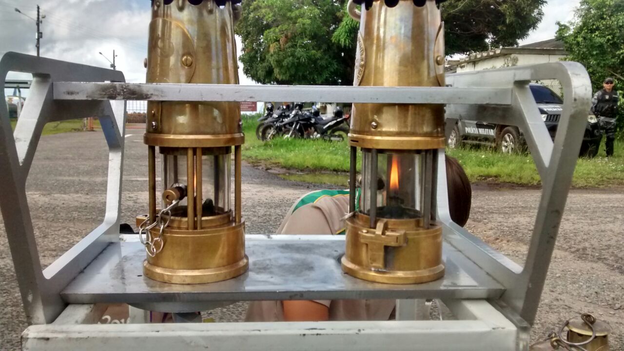 Preparos para recep&ccedil;&atilde;o da Tocha Ol&iacute;mpica (Hon&oacute;rio Moreira)