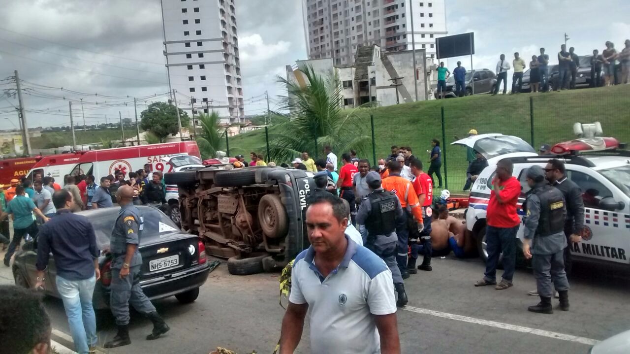 Acidente com Viatura da Polícia Civil