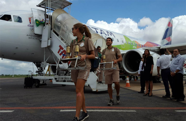 Chegada da Tocha Olímpica em Imperatriz