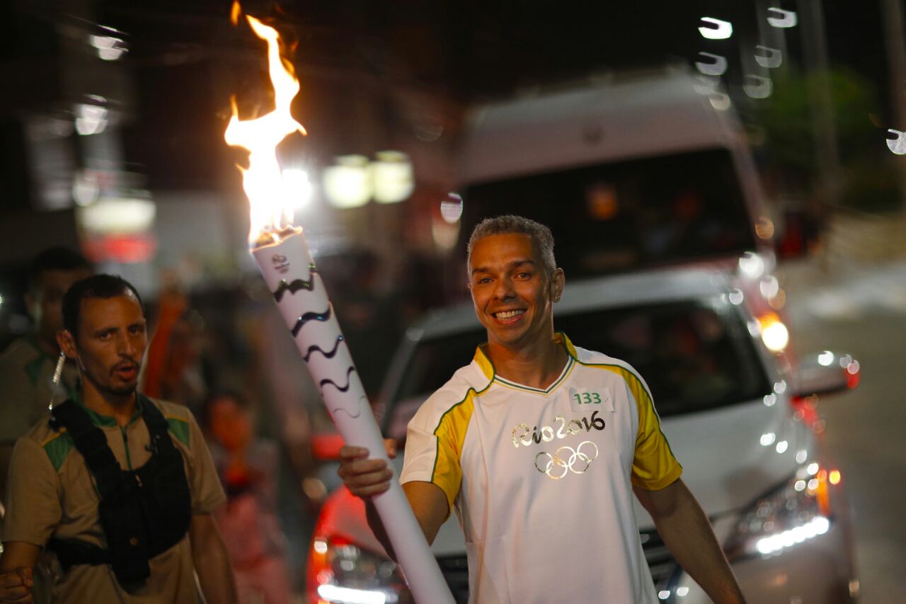 Passagem da Tocha Olímpica em Imperatriz