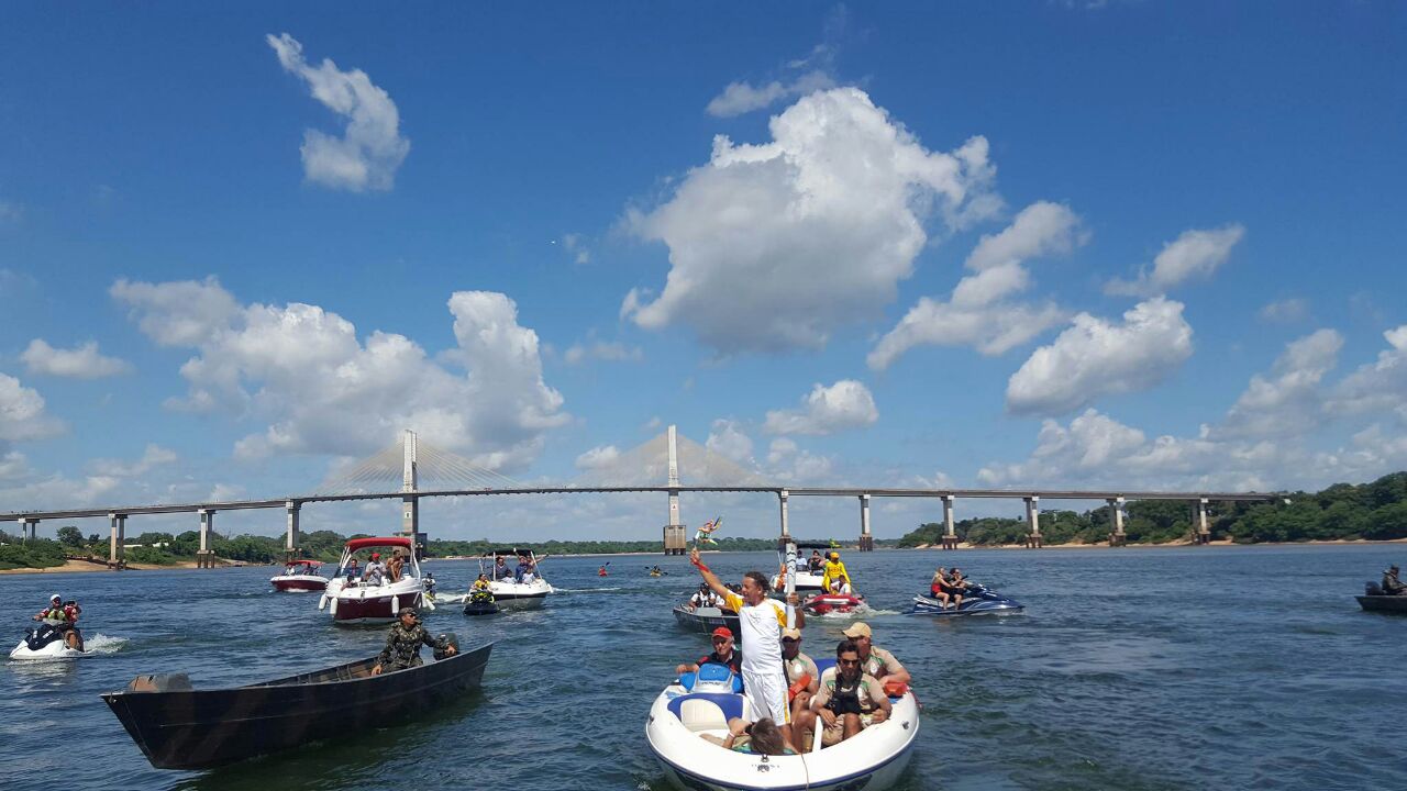 Passagem da Tocha Olímpica em Imperatriz