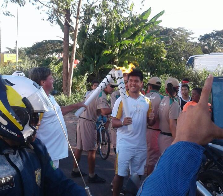 Passagem da Tocha Olímpica em Imperatriz