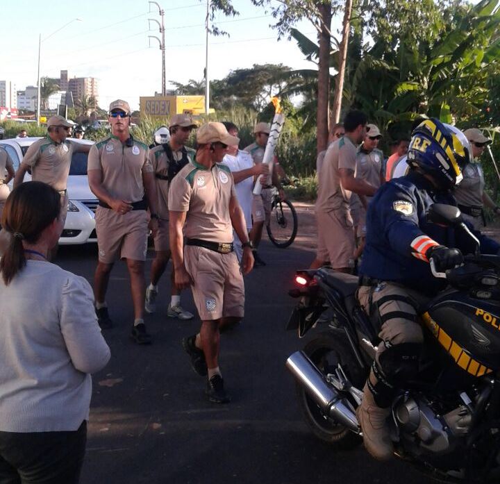 Passagem da Tocha Olímpica em Imperatriz