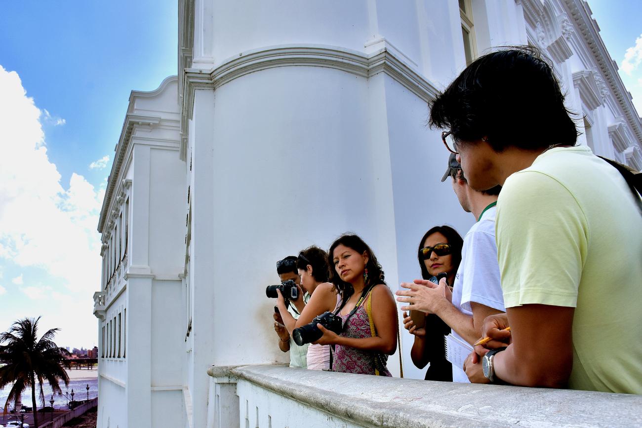 Jornalistas peruanos conhecem as belezas de São Luis