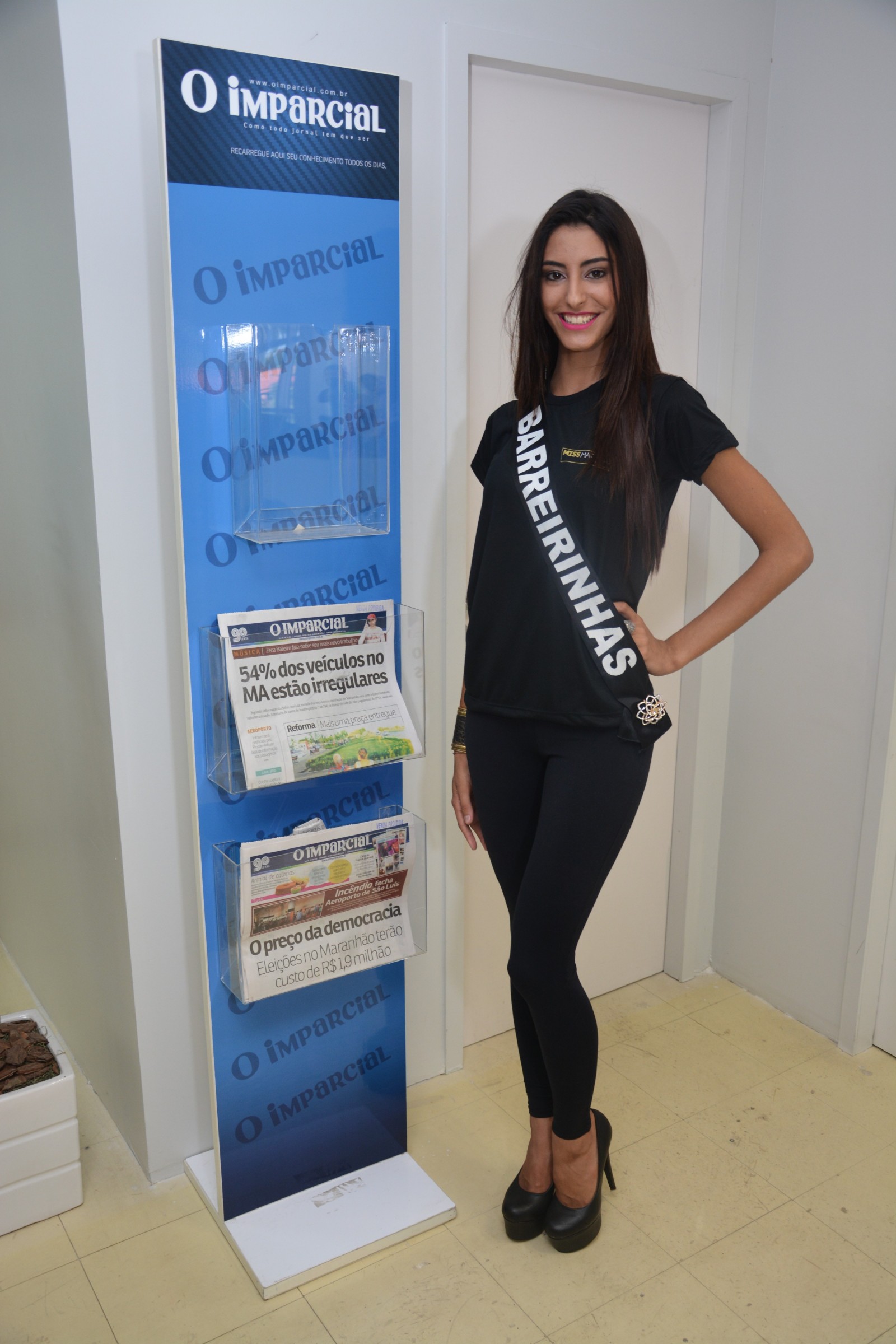Thalita Rocchi, miss Barreirinhas, tem 18 anos e 1,72m