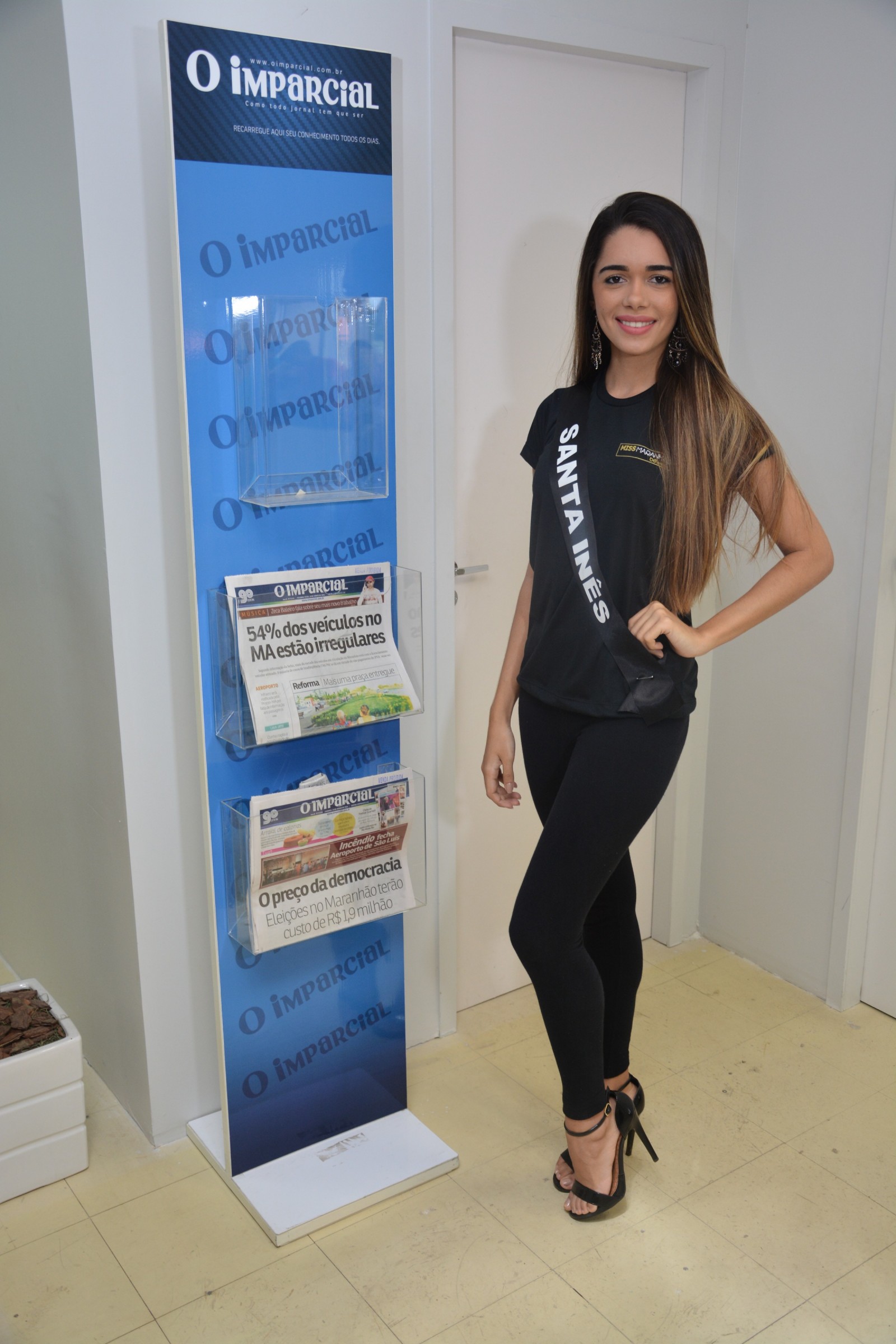 Thariny Bezerra, miss Santa Inês, tem 23 anos e 1,69m