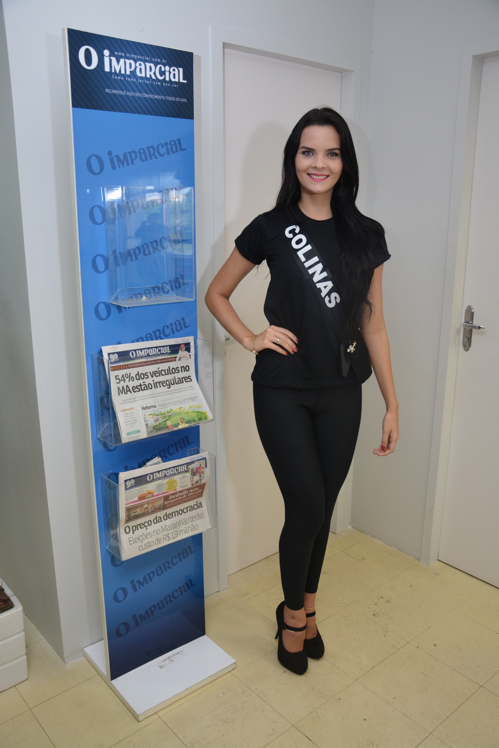 Mariana Guimarães, miss Colinas, tem 18 anos e 1,75m