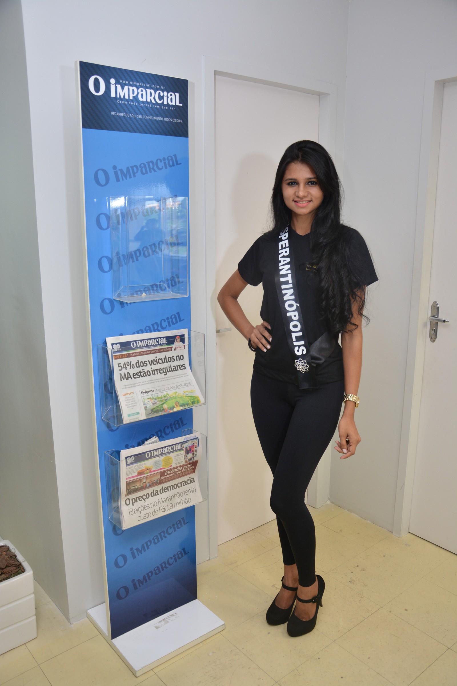 Marcela Oliveira, miss Esperantinópolis, tem 22 anos e 1,70m