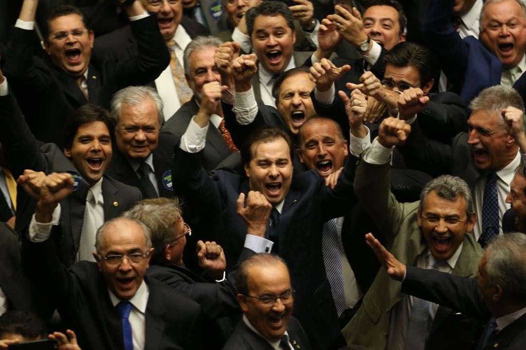 Brasília - O deputado Rodrigo Maia (DEM-RJ) foi eleito presidente da Câmara dos Deputados, com 285 votos. (Fabio Rodrigues Pozzebom/Agência Brasil)