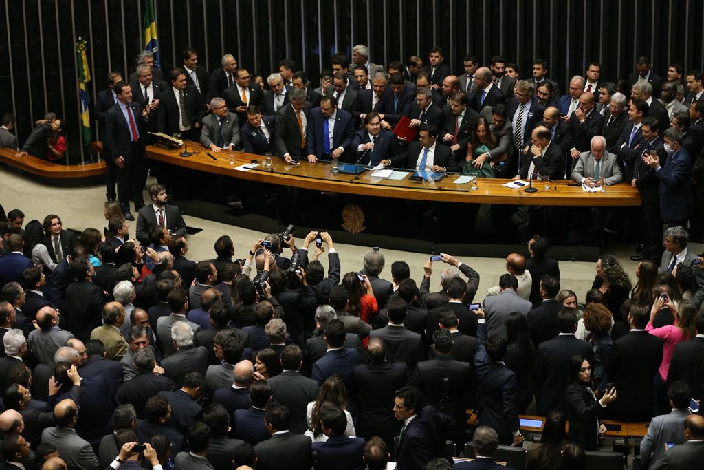 Brasília - O deputado Rodrigo Maia (DEM-RJ) foi eleito presidente da Câmara dos Deputados, com 285 votos. (Fabio Rodrigues Pozzebom/Agência Brasil)