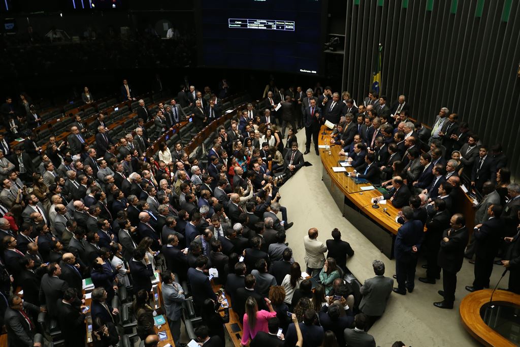 Brasília - O deputado Rodrigo Maia (DEM-RJ) foi eleito presidente da Câmara dos Deputados, com 285 votos. (Fabio Rodrigues Pozzebom/Agência Brasil)