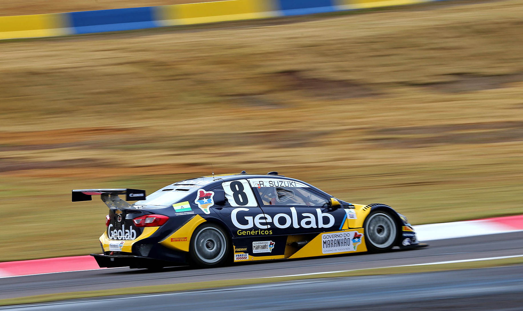 Rafael Suzuki fez sua melhor classificação na Stock Car e larga em 7º