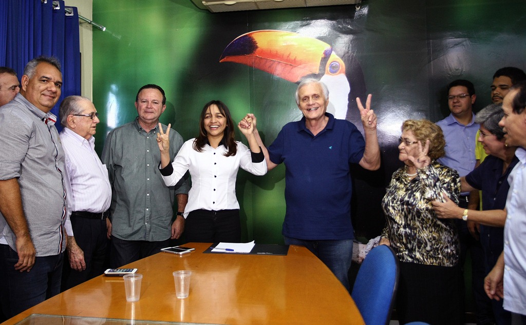 Convenção do PSDB confirma o vereador José Joaquim como vice na chapa da pré-candidata Eliziane Gama (Honório Moreira/O Imparcial)