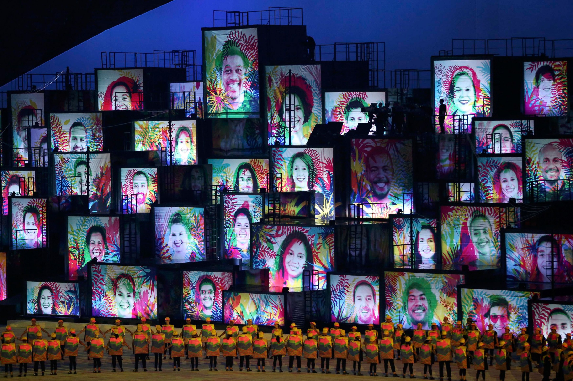 Rio de Janeiro - Cerimônia de abertura dos Jogos Olímpicos Rio 2016, no Maracanã (Reuters/Issei Kato/Direitos Reservados)