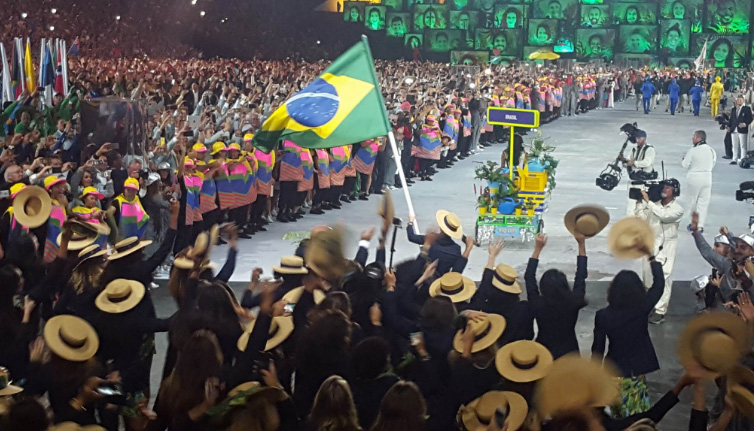 Delegação brasileira