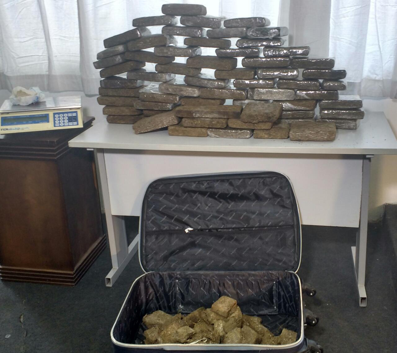 Senarc apreende cerca de 70 kg de maconha 