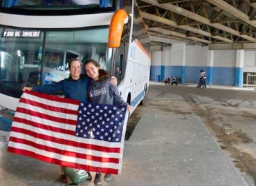 Americana Tha&iacute;s Peixoto, filha de brasileira