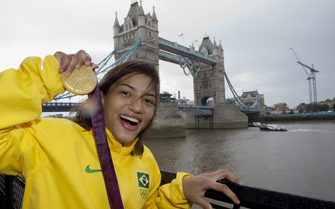Sarah Menezes foi ouro no judô feminino na Olimpíada de Londres (2012)