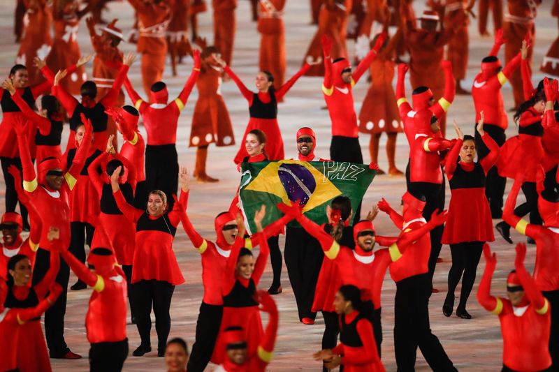 Rio de Janeiro - Cerimônia de encerramento dos Jogos Olímpicos Rio 2016, no Maracanã (Fernando Frazão/Agência Brasil)