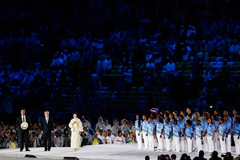 Rio de Janeiro - Cerimônia de encerramento dos Jogos Olímpicos Rio 2016, no Maracanã (Fernando Frazão/Agência Brasil)