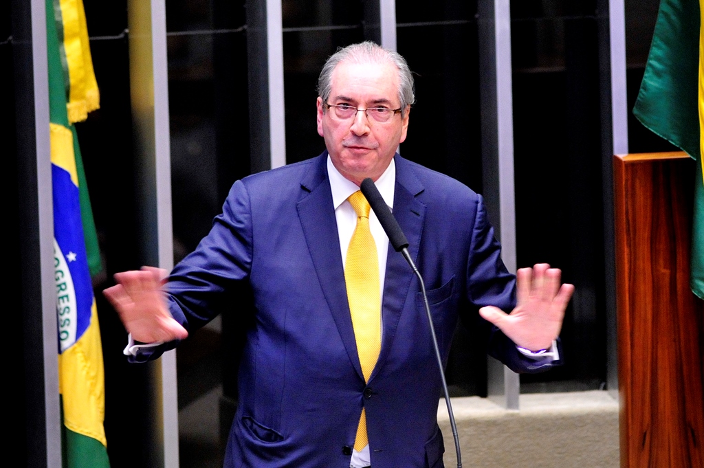 Sessão de votação do pedido de perda de mandato do deputado Eduardo Cunha (Luis Macedo / Câmara dos Deputados)