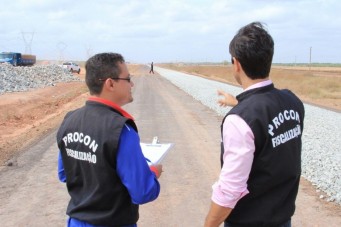 Procon/MA fiscaliza obras da BR-135 e multa empresa respons&aacute;vel por descumprir notifica&ccedil;&atilde;o