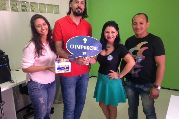 O Imparcial visitou alguns parceiros em comemoração ao dia do sorvete