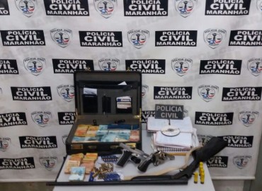 Apreens&atilde;o de dinheiro e cheques em Jenipapo dos Vieiras