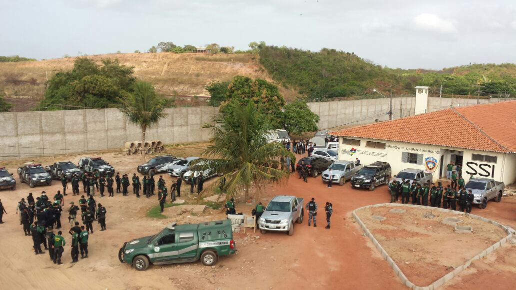 Secretaria de Segurança realiza ação ostensiva em Complexo Penitenciário