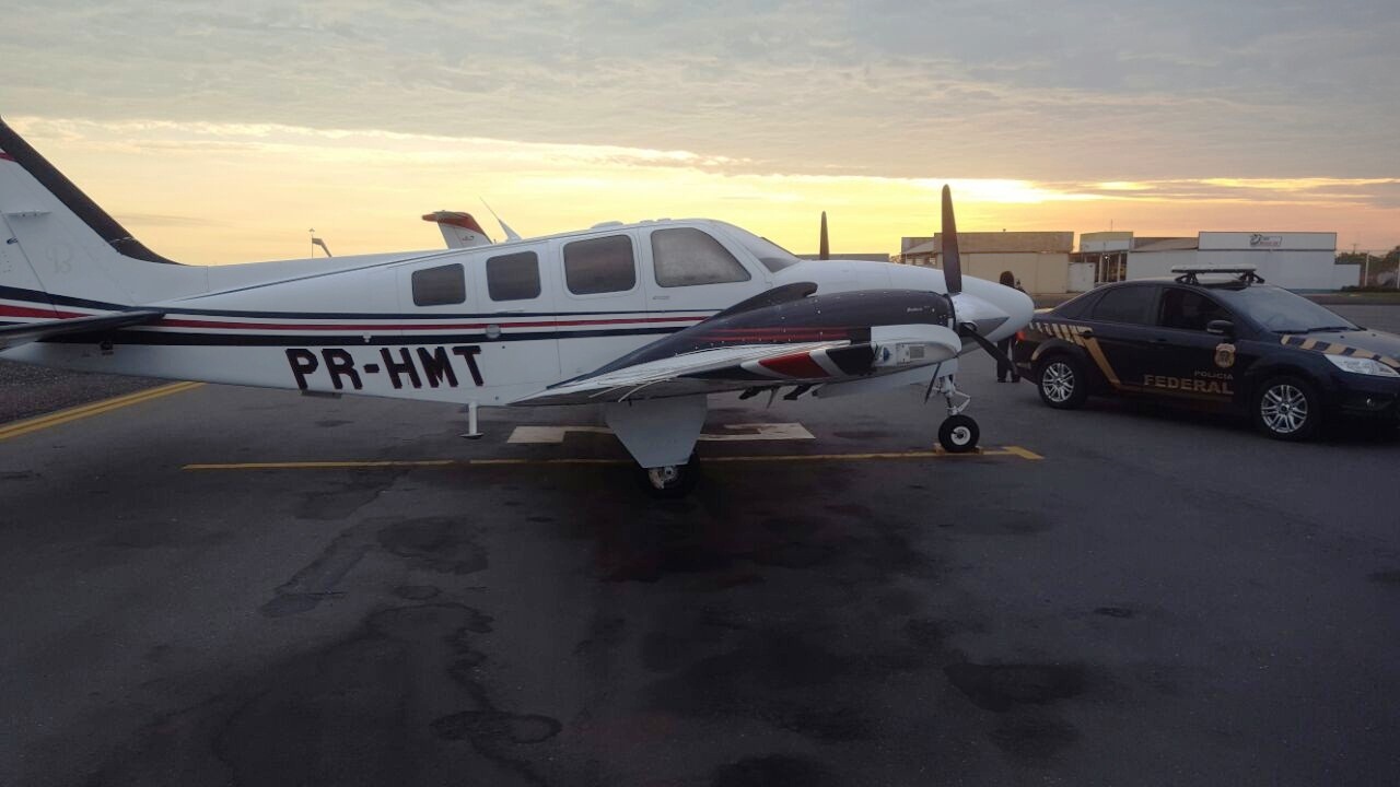 Aeronave apreendida em operação da Polícia Federal