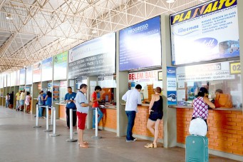 Movimenta&ccedil;&atilde;o no Terminal Rodovi&aacute;rio de S&atilde;o Lu&iacute;s 