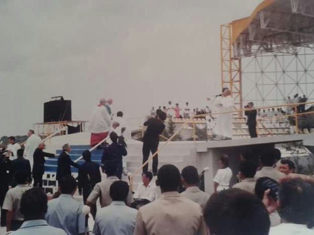 Visita do Papa em 1991
