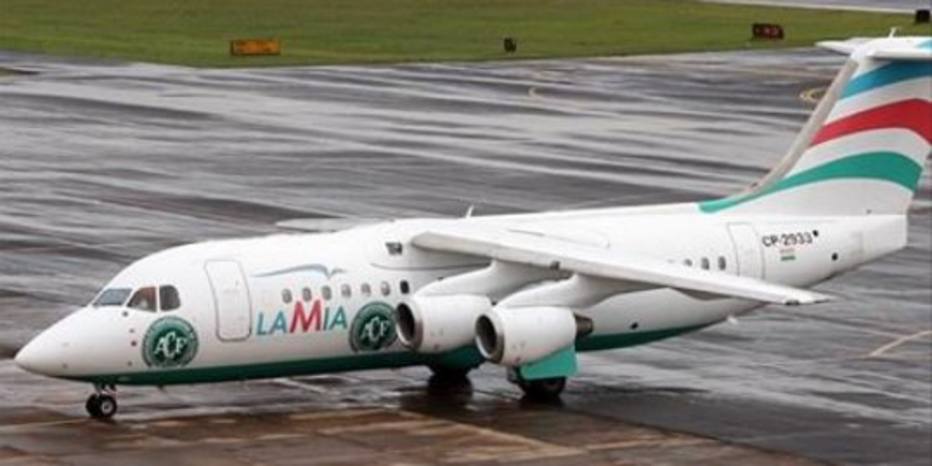 AERONAVE QUE TRANSPORTAVA EQUIPE DA CHAPECOENSE