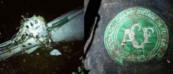 destroços da aeronave